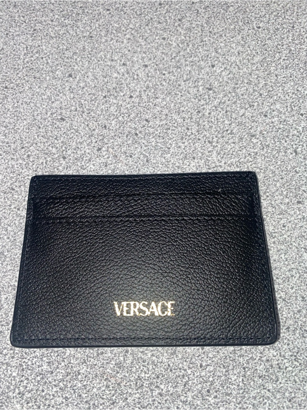 Versace La Medusa Black Leather Card Holder All Inclusive NWT - Picture 4 of 12